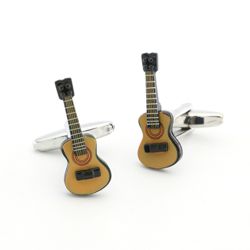 Acoustic Guitar Resin and Steel Cufflinks Acoustic Guitar Resin and Steel Cufflinks